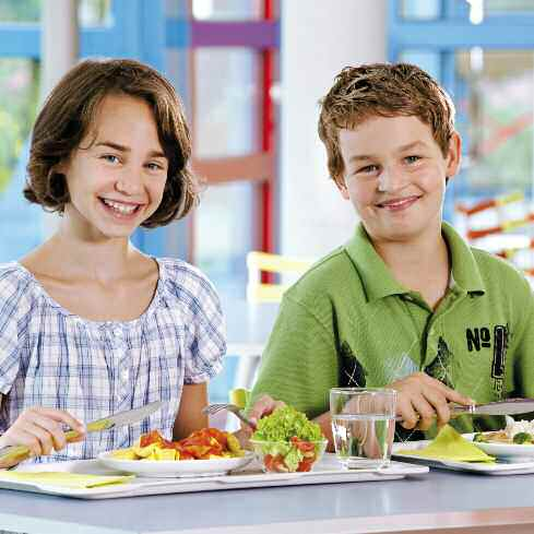 Schule + Essen = Note 1 Vollwertige Ernährung ist eine wesentliche Voraussetzung für die körperliche und geistige Leistungsfähigkeit von Kindern und Jugendlichen.
