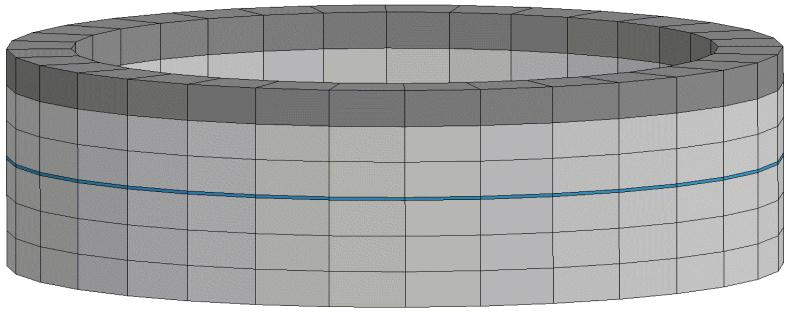 Simulation der Grundversuche zur Verifikation Doppelrohrprobe nach DIN EN 14869-1 F M T Modell- bildung [Schlimmer / Forschungsbericht P676 FOSTA, 2007] Klebschicht mit 1 Volumenelement über Höhe