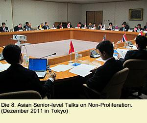Für eine umfassende Stärkung des Nichtverbreitungsregimes in der Region Asien Japan engagiert sich seit langem aktiv im Outreach-Bereich, insbesondere in den asiatischen Ländern, um das Verständnis