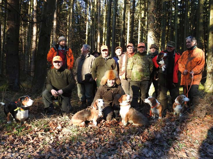 Journal Jagdlicher Jahresabschluss in Oberbayern mit Westfälischen Dachsbracken Im Altöttinger Forst bewiesen unsere kurzen bunten Hunde ihre hervorragenden Qualitäten.
