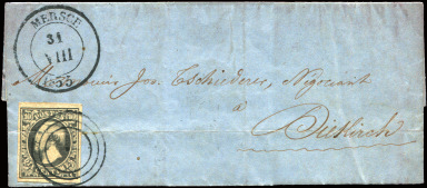 20 ERSTE AUSGABE PREMIERE EMISSION 20 1855, 10 C.