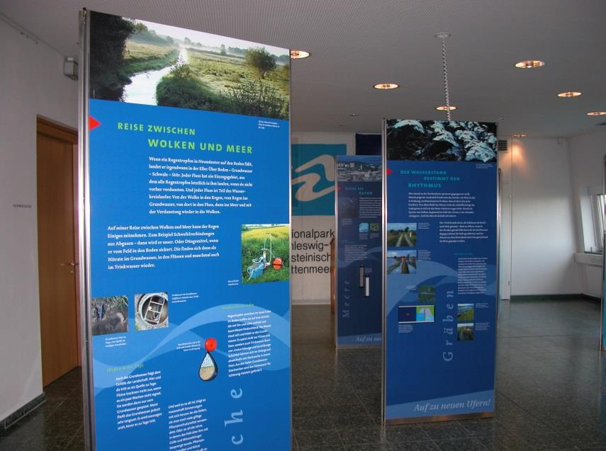 Weitere Instrumente Eine Ausstellung Auf zu neuen Ufern ist im Multimar Wattforum in Tönning beheimatet.