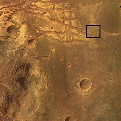 Die hochauflösenden Fotos des MARS EXPRESS sind um einiges schärfer als die GLOBAL SURVEYOR-Bilder.