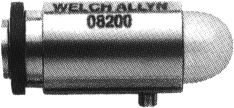 Spezial Kleinglühlampen Ersatzlampen für Welch Allyn Abbildung Maßstab 1:1 Geräte - Typ Vergleichstyp Volt Gasfüllung Art.