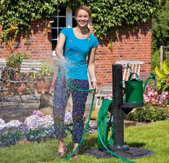 Garten-Systeme: Basic Eco AutoReel Premium Premium: Mit Wasserzapfsäule 8 System-Komponenten inklusive Mit Wasserzapfsäule (mehr Infos siehe Seite 37) Innovativer Filterschacht FI- inkl.