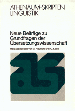Literatur Neubert, A./Kade, O. (Hrsg.