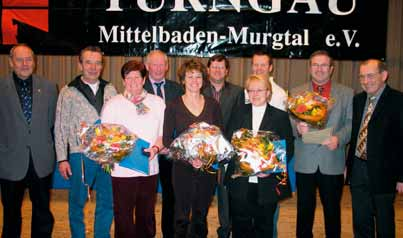 Foto: Jürgen Maisch An der Vorstandsspitze steht unverändert der Gauvorsitzende Volker Seitz (Rastatt). Stellvertreter sind Norbert Fröhlich (Neuweier) und neu Jürgen Maisch (Gaggenau).