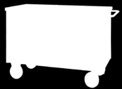Mit Ø 200 mm Rollen Mobile Logistik-Systeme Erg Werkstattwagen Schubladenserie R 18-24 Schubladen-Nutzfläche 450 x 600 mm Gehäusenutzhöhe 600 mm Ausgestattet mit 2 x Bock- und 2 x Lenkrollen, davon 2