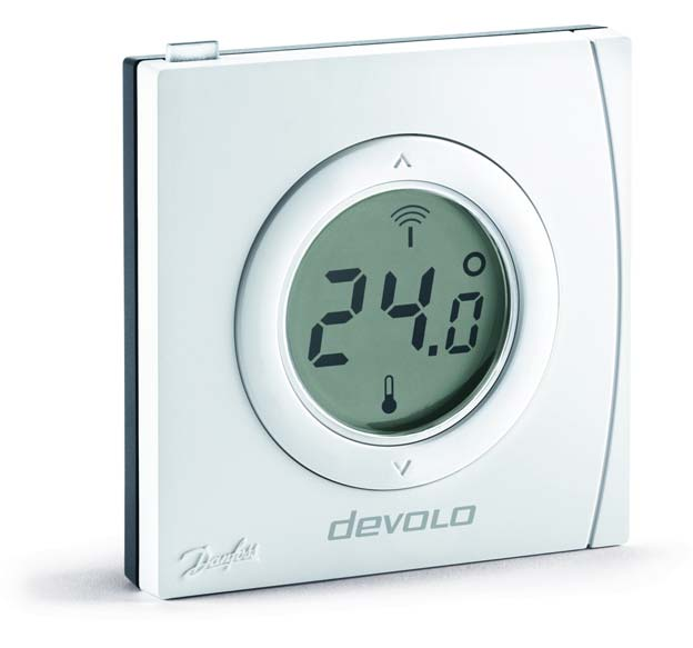 Der Home Control Raumthermostat Die Regelung der Raumtemperatur erfolgt elektronisch, z. B.