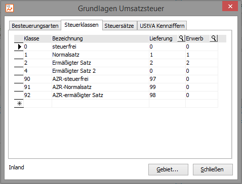 2. Notwendige Einstellungen 2.1. Installation der Voraussetzungen Sie erhalten die notwendigen Software-Komponenten (UVA-Formular, Kennziffern etc.) über LiveUpdate bereitgestellt.