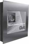 7.4 Glutz Infoline Net Glutz Infoline Net 219316 elektronisches Türschild Die Glutz Infoline Net Schilder können von einem Arbeitsplatz aus verwaltet und online aktualisiert werden.