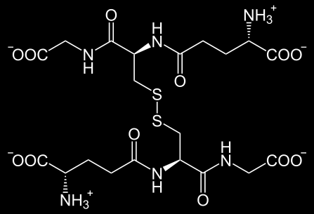 Glutathion (Abb. 6.3) besteht aus den drei Aminosäuren Glutaminsäure, Cystein und Glycin und trägt aus diesem Grund auch die Bezeichnung -L-Glutamyl-Lcysteinyl-glycin.