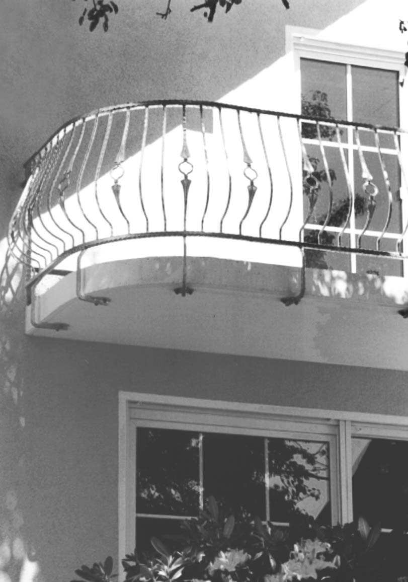 Korbgitterstäbe für Balkon- und Terassengeländer und Fenstergitter