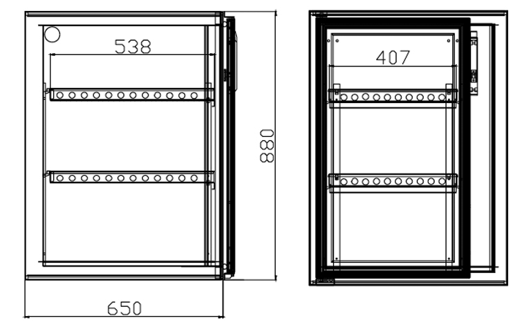 5. Theken Thekenlinie MAXIMAX Korpustiefe 65 mm MAXIMAX Maßzeichnung Zugmodule & Türen A. EuroLiterZug (geschäumt) B. HalbHalbZug (geschäumt) C. 3erZug (geschäumt) 5.43 5.44 5.45 D.