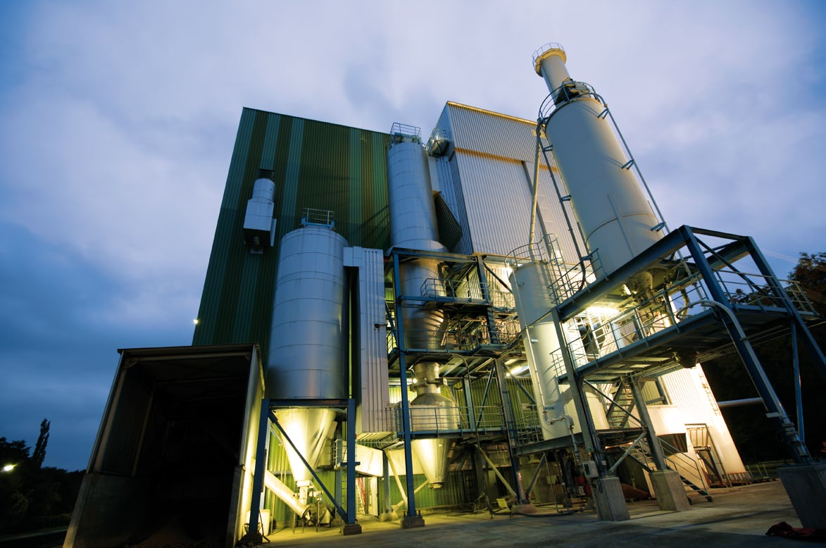 Das Biomasse-Heizkraftwerk Flohr