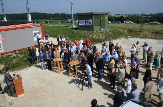 Die Pilotanlage (4): Die offizielle Eröffnung des Energieforschungsparks Lichtenegg erfolgte am 13.