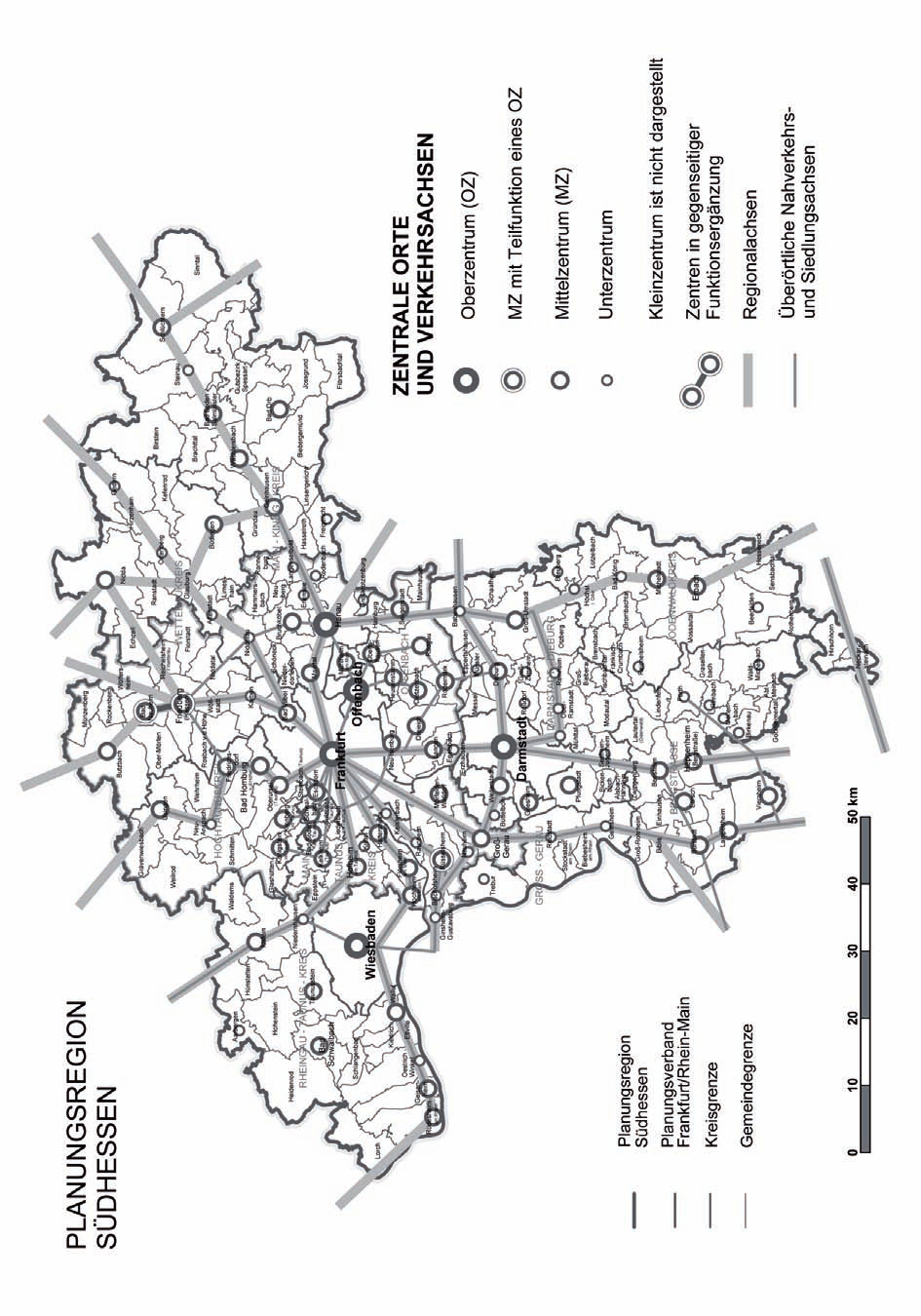 Abbildung 5: Zentrale Orte Regionaler