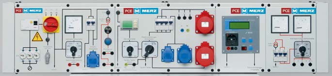 MAS-PMD 2000 T Art. Nr. MS20000179 Modulare Werkstattprüftafel in Kanalbauweise für Wandmontage Basis Prüfplatz gemäß VDE 0104.