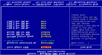 3-34 Kapitel 3 IRQ3 (COM 2): Die Voreinstellung ist Enabled. IRQ4 (COM 1): Die Voreinstellung ist Enabled. IRQ5 (LPT 2): Die Voreinstellung ist Enabled.