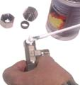 Edelstahl-Ventile Taster ist gegen versehentliches etätigen geschützt! Vakuumgeeignet 3/-Wege Drucktastenventile aus Edelstahl Werkstoffe: Körper und Schieber:.