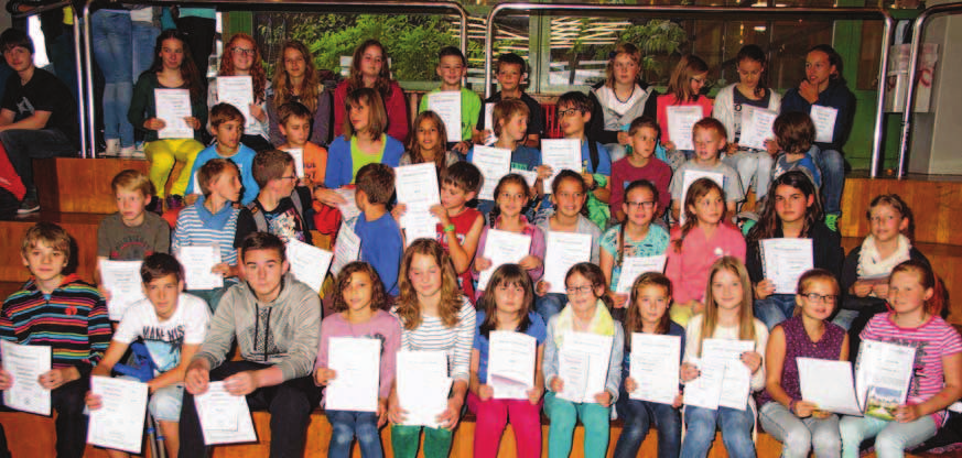 Bregtalkurier Nr. 32 Aus Furtwangen / Termine 6. August 2014 3 Termine Eine große Zahl von Schülern am Furtwanger OHG wurden mit Lob und Preis ausgezeichnet.