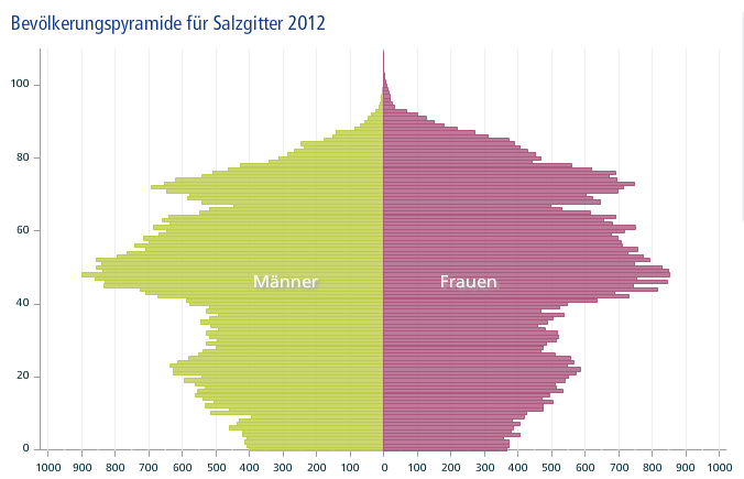 Salzgitters Bevölkerung 212 & 23 Quelle.