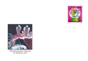 90 Multilaterales Weihnachts-Set mit 14 Briefmarken Ausgabe 2015 der Länder Liechtenstein,