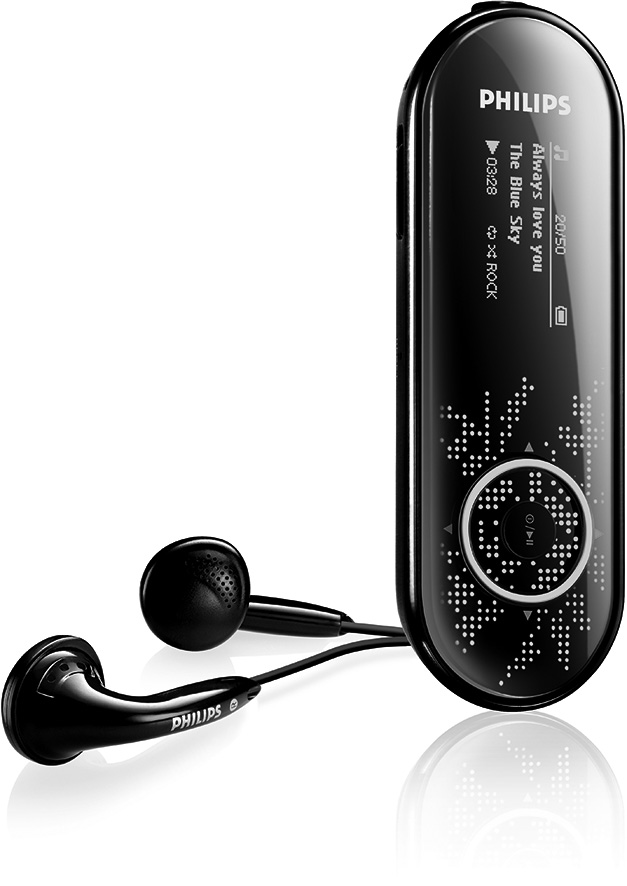 Philips GoGear audio-player Kurzbedienungsanleitung SA4310 SA4320 SA4340 ohne FM-Tuner SA4315 SA4325