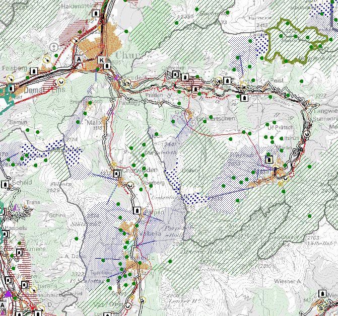 2 Ausgangslage Im Rahmen des regionalen Richtplans Schanfigg (heute integriert in den Regionalverband Nordbünden) wurde eine Verbindung Tschiertschen - Lenzerheide im Jahre 1992/93 als
