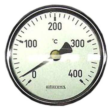 Magnet-Bimetall-Zeiger-Thermometer Haftthermometer Einsatzbereiche: Technische Angaben: Genaue Oberflächentemperaturmessung