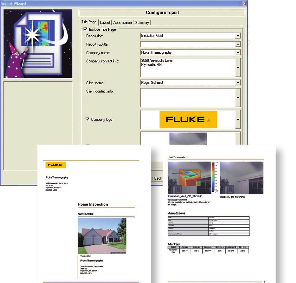 Farbdrucker zum Drucken der Bilder CD-ROM-Laufwerk (zur Installation der SmartView-Software) Vereinfachte Berichterstellung Professionelle, benutzerdefinierte Berichte schnell erstellen Schnelle