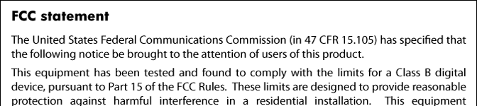 FCC statement VCCI (Class B) compliance statement for users in Japan Notice to users in Japan about the power cord Notice to users in Germany Noise emission statement