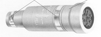 Stecker 7 - polig mit Buchsenkontakten Vierkant Flanschdose 7 - polig mit Stiftkontakten 8819-1-06-3-07-WR12S