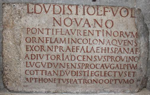12 L. Dudistius Novanus, zum Beispiel Obwohl Priesterämter streng genommen nicht zum Cursus Honorum dazugehörten, beeinflussten sie durch ihr Prestige durchaus die Kariere eines Amtsträgers.