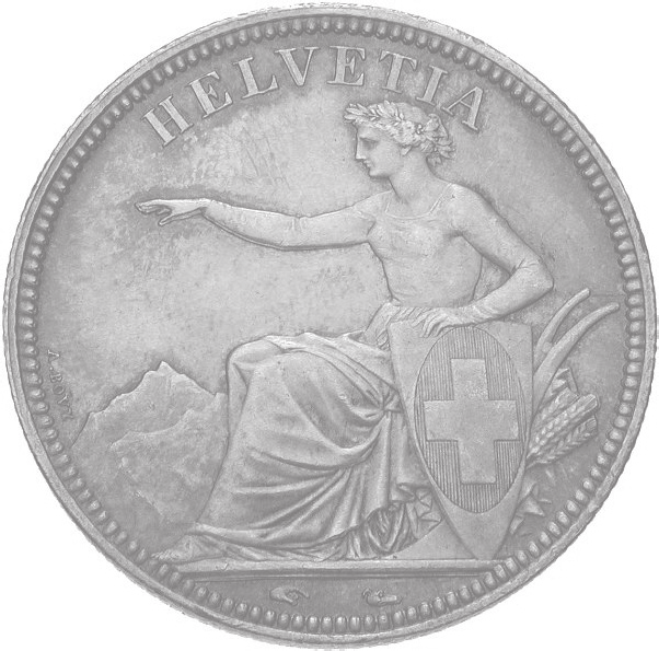 Bundesmarken Silbermünze von 1850 Ausgabe: 15.