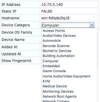 ClearPass Profiler Engine Custom