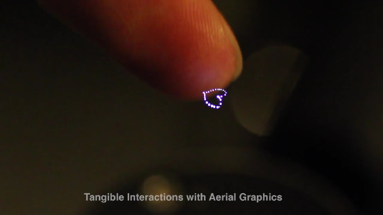 Haptic Fairy Lights in Femtoseconds: Aerial and Volumetric Graphics Rendered