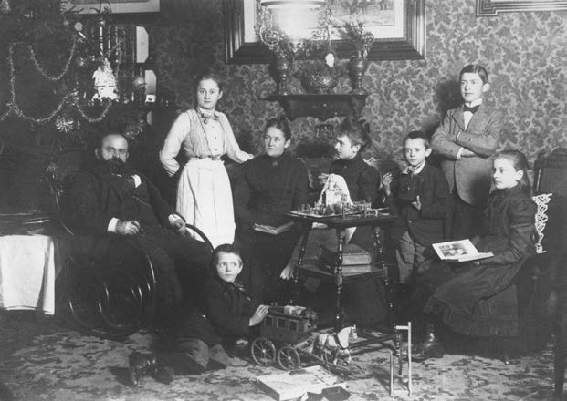 Familie Oberst, um 1896