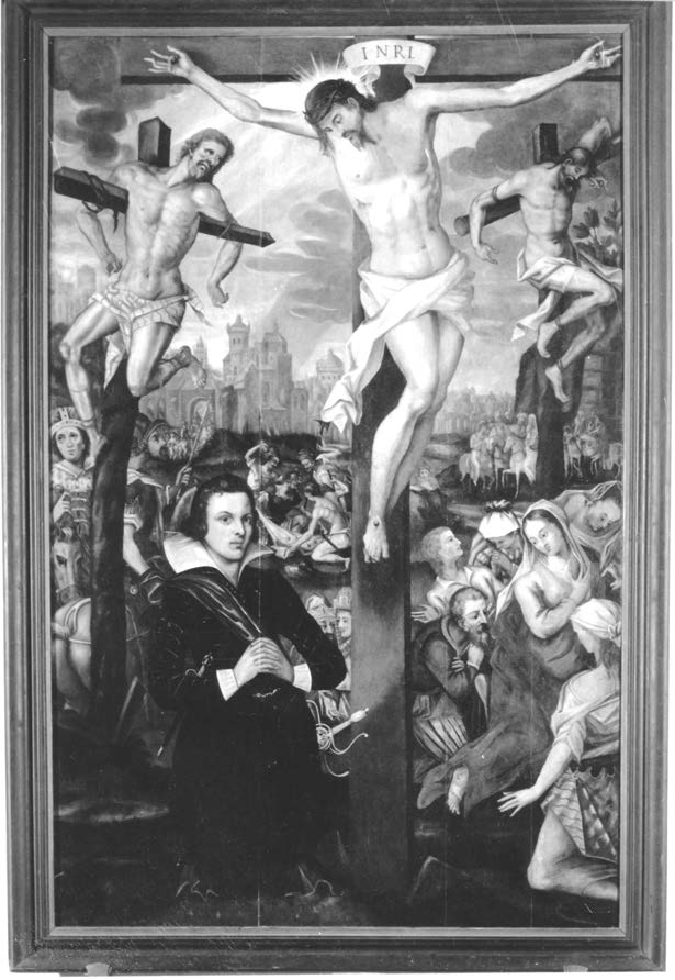 86 Abb. 9 Mitteltafel des Epitaphs für Hermann Christian v. Mengersen (1595-1612) als Rest eines zwischen 1612 und 1616 entstandenen, leider zerstörten Monuments.