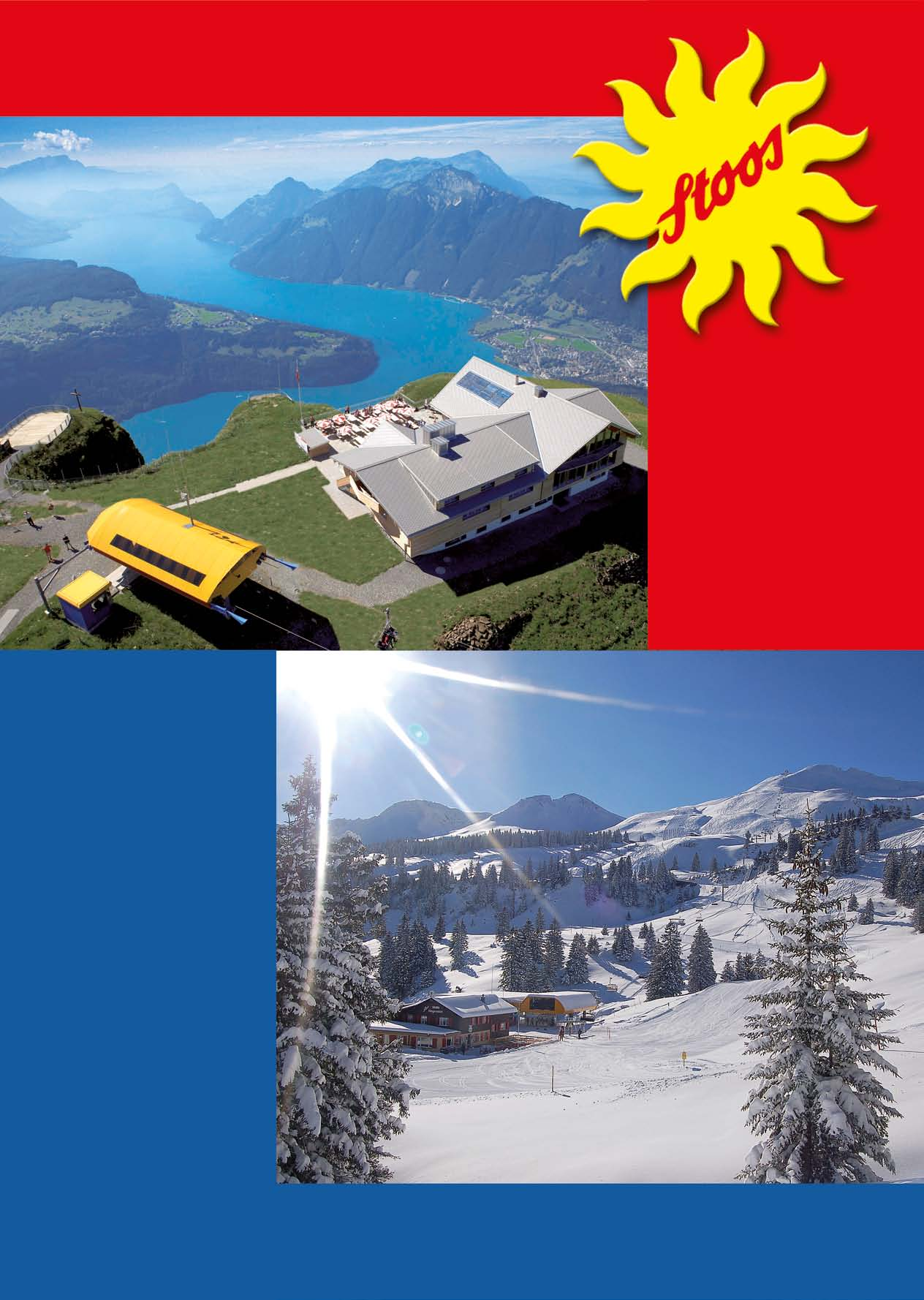 Stoos Ihr Freizeitparadies in der Zentralschweiz Sommer Atemberaubende Aussicht auf über 10 Schweizer Seen und den ganzen Weg der Schweiz Schönster Urschweizer Gratwanderweg vom Klingenstock zum