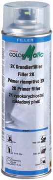 Füllern - 2K-Produkte 2K Hi-Speed Grundierfüller ist universell auf allen metallischen Untergründen wie Stahlblech, verzinktem Stahlblech und Aluminium einsetzbar hervorragende Haftung und