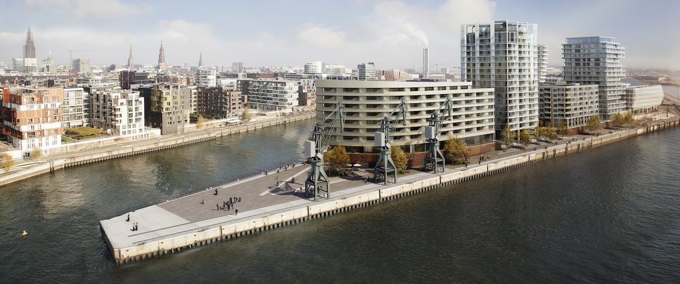 PRESSEMITTEILUNG Strandkai-Wettbewerb in der HafenCity entschieden: Fünf namhafte Architekturbüros gestalten eine der attraktivsten Wasserlagen Hamburgs Architektenwettbewerb zu einer der Toplagen