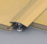 Parkett- und Laminat-Profile clipstech -vario- und clipstech -System-Profile Übergangs-Profil, 33 mm Die schmalen - clipstech -Übergangs-Profile aus eloxiertem Aluminium überbrücken Dehnfugen
