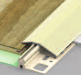 Parkett- und Laminat-Profile clipstech -vario- und clipstech -System-Profile Niveauausgleichs-Profil, 40 mm Die schmalen - clipstech -Niveauausgleichs-Profile aus eloxiertem Aluminium überbrücken