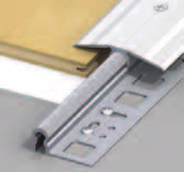 Parkett- und Laminat-Profile clipstech -plus-system-profile und Zubehör Träger-Profil mit -fix Die Träger-Profile aus Aluminium sind die Basis des clipstech -plus-profil- Systems und werden vor der