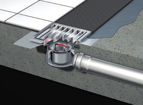 Kompaktabläufe Variant-CR 142 DN 70 1-teilig Abläufe DN 70 1-teilig, Stutzenneigung 1,5 Produktvorteile Baustoffklasse: A1 Spezielle Lösung für Einbau in Bodenplatten ohne Bodenaufbau Kein stehendes