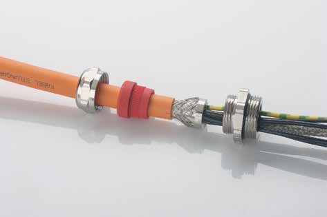 Betriebs- und Montageanleitungen bei Kabel- und Leitungseinführungen (KLE) für abgeschirmte Leitungen (Kurzfassung) Installation of EMC cable glands (abridged version) Doppelnippel Double nipple < S