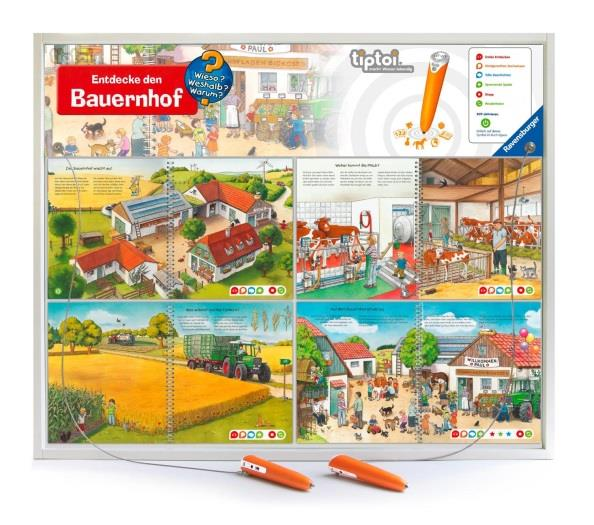 tiptoi Wandspiel - Entdecke den Bauernhof tiptoi ist ein innovatives Lernsystem mit dem Kinder die Welt spielerisch entdecken.
