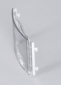 tray, slightly sloped, shock-resistant transparent acrylic, matching with all magic zips, DIN A, 8mm frontal edge.
