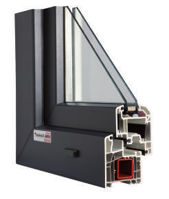 (3fach möglich) Bautiefe 85 mm Standard-2fach-Verglasung (3fach möglich) Glasbautiefe bis 40 mm